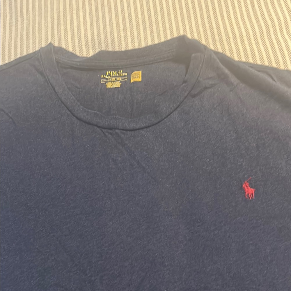 Mens Polo Ralph Lauren Blue Short Sleeve Tee T Shirt 4XB XXXXL Excellent